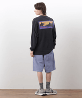 MANASTASH Hemp L/S Tee Yaka-Vegas Black