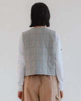 GIRLS OF DUST Life Vest Cotton Quilt Oyster