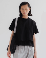 GIRLS OF DUST Vee Vest Armor Cotton Black