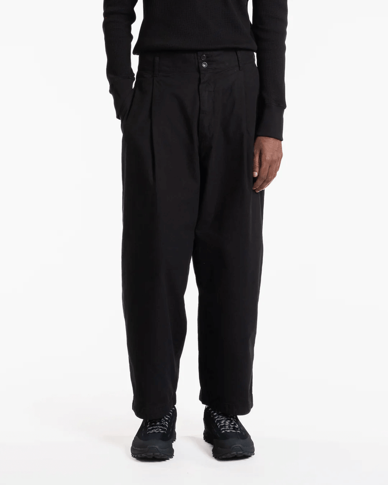 GIRLS OF DUST British Worker Cotton Linen Black
