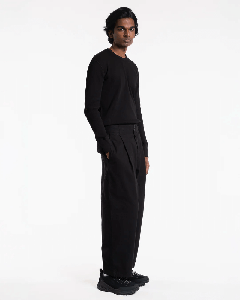 GIRLS OF DUST British Worker Cotton Linen Black