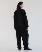GIRLS OF DUST British Worker Cotton Linen Black