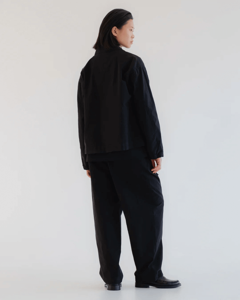 GIRLS OF DUST British Worker Cotton Linen Black