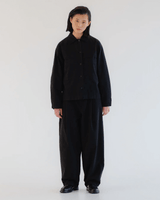 GIRLS OF DUST British Worker Cotton Linen Black