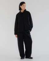 GIRLS OF DUST British Worker Cotton Linen Black