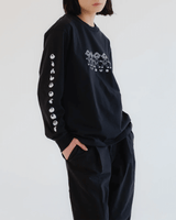 GIRLS OF DUST British Worker Cotton Linen Black