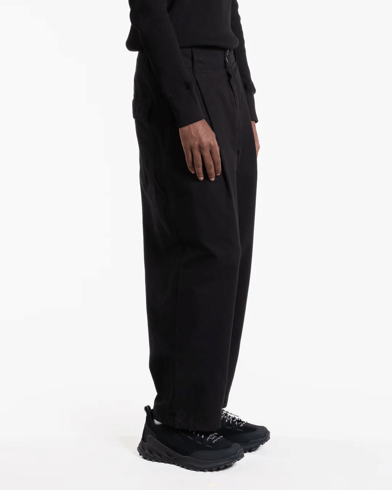 GIRLS OF DUST British Worker Cotton Linen Black