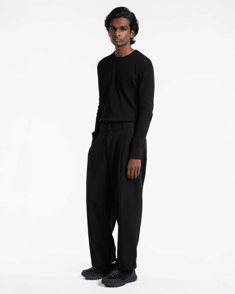 GIRLS OF DUST British Worker Cotton Linen Black