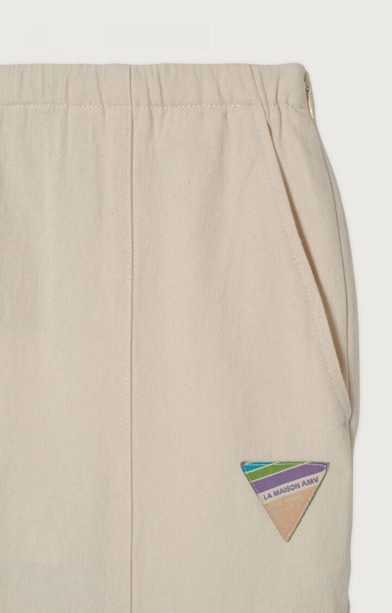 AMERICAN VINTAGE Pantalón Jogger Tirabay Ecru