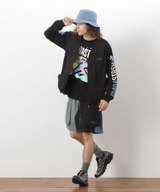MANASTASH RE:CTN L/S Tee T&F Black
