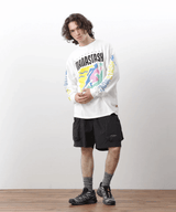 MANASTASH RE:CTN L/S Tee T&F White