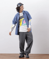 MANASTASH RE:CTN L/S Tee T&F White