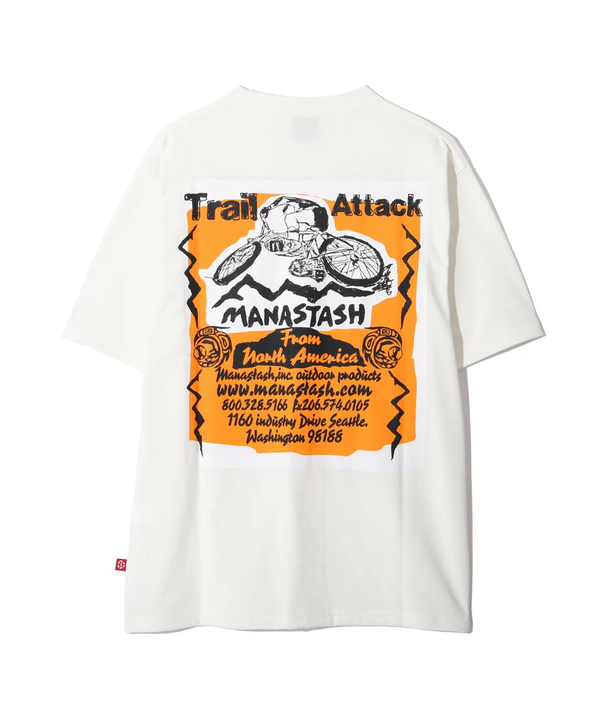 MANASTASH RE:Poly Tee Trail Attack White