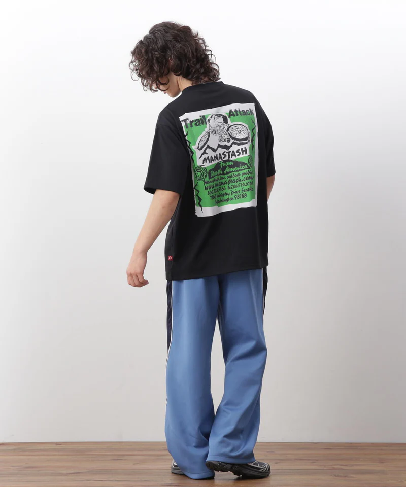 MANASTASH RE:Poly Tee Trail Attack Black