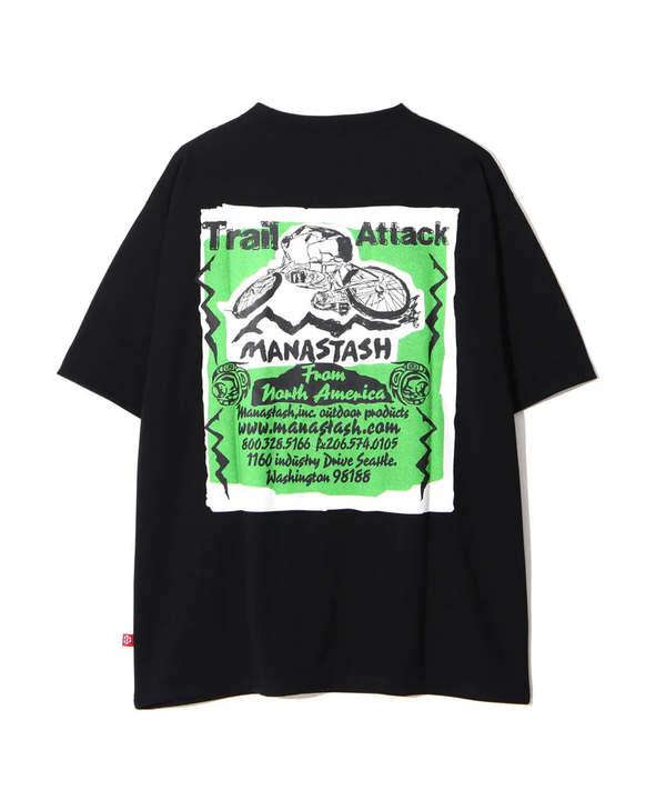 MANASTASH RE:Poly Tee Trail Attack Black