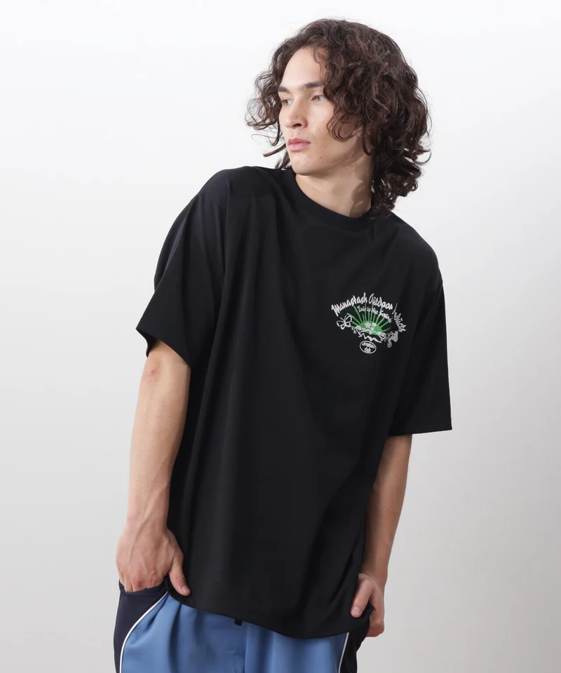 MANASTASH RE:Poly Tee Trail Attack Black